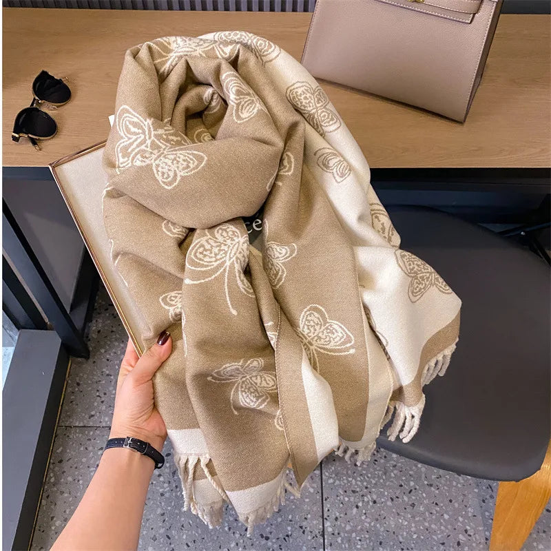 Adults Simple Style Commute Butterfly Polyester Scarf & Shawls