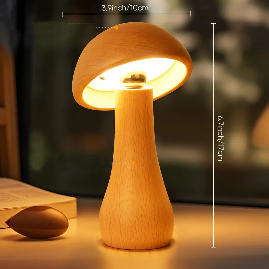 Novelty Mushroom solid wood Lighting Accessories
