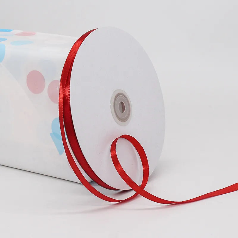 Classic Style Solid Color Polyester Wedding Birthday Party Supplies Gift Wrapping Supplies 1 Roll
