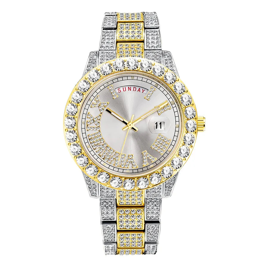 Business Geometric Butterfly Double Snap Quartz Men's Watches