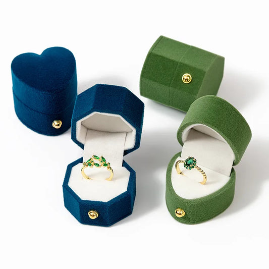 1 Piece Flannel Elegant Simple Style Holiday Banquet Daily Solid Color Jewelry Boxes