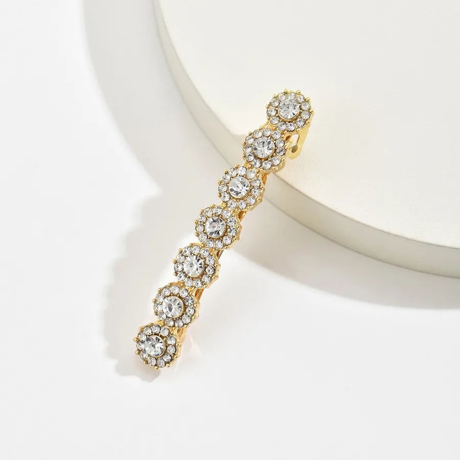 Elegant Women's Geometric Rhinestone Hair Pins