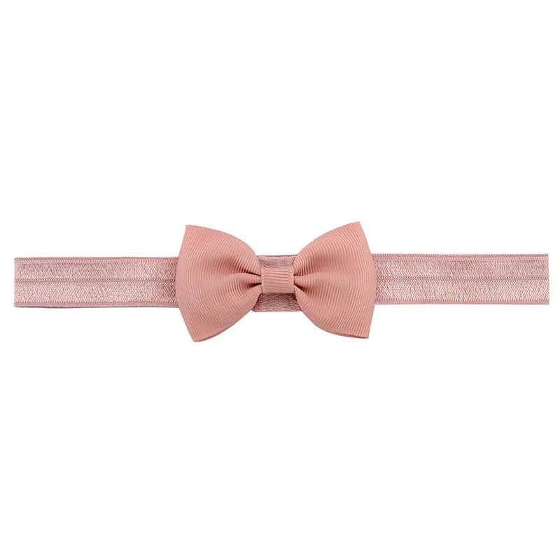 Explosive New Hairband Simple  Kidsren's Multi-color Optional Bow Rib Single Knot Headband  Hot Sale