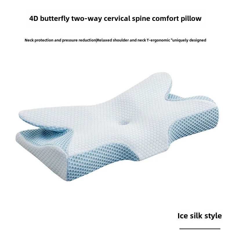 Cervical Pillow Neck Pillow Adult Sleep-Assisting Health Pillow Core Dual-purpose Bidirectional Slow Rebound Memory Foam Pillow