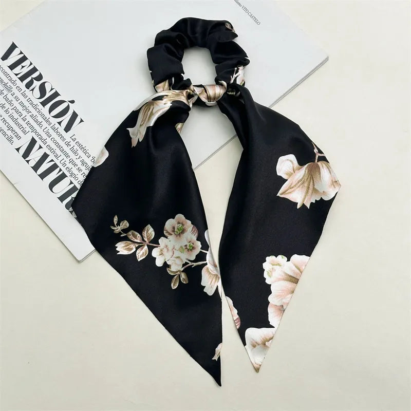 Elegant Lady Women's Flower Cloth Hair Tie