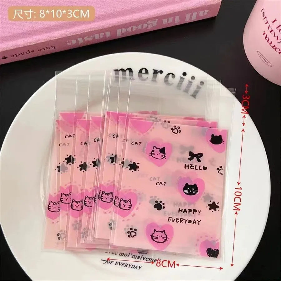1 Piece Plastic Casual Daily Tea Party Animal Cartoon Bow Knot Jewelry Packaging Bags