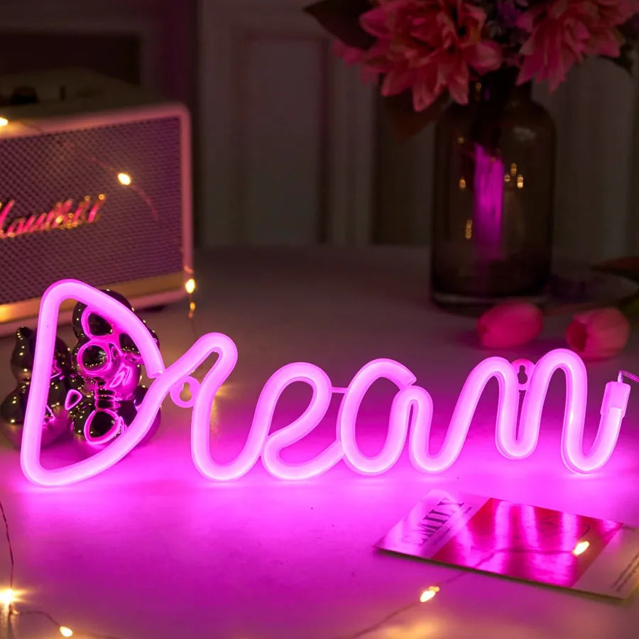 casual letter dolphin rocket pc indoor night lights