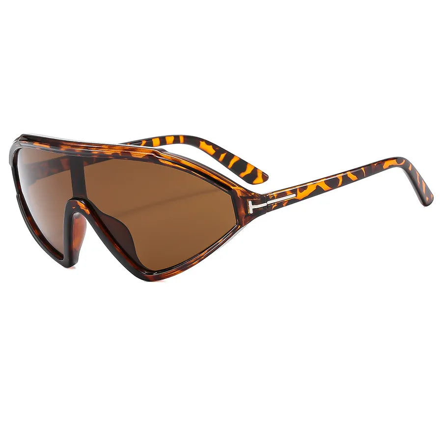 Basic Simple Style Geometric Pc Polygon Full Frame Men's Sunglasses