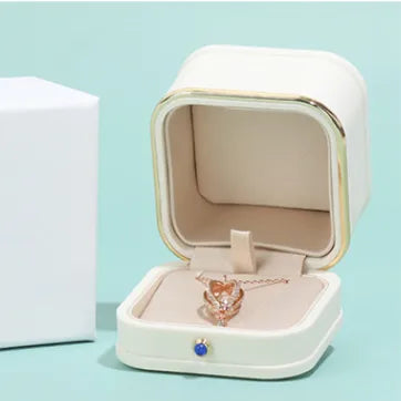 1 Piece Pu Leather Luxurious Holiday Daily Solid Color Jewelry Boxes