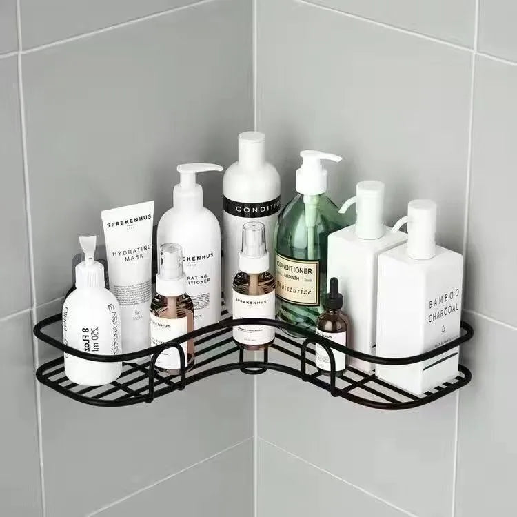 Casual Vacation Solid Color Iron Storage Rack