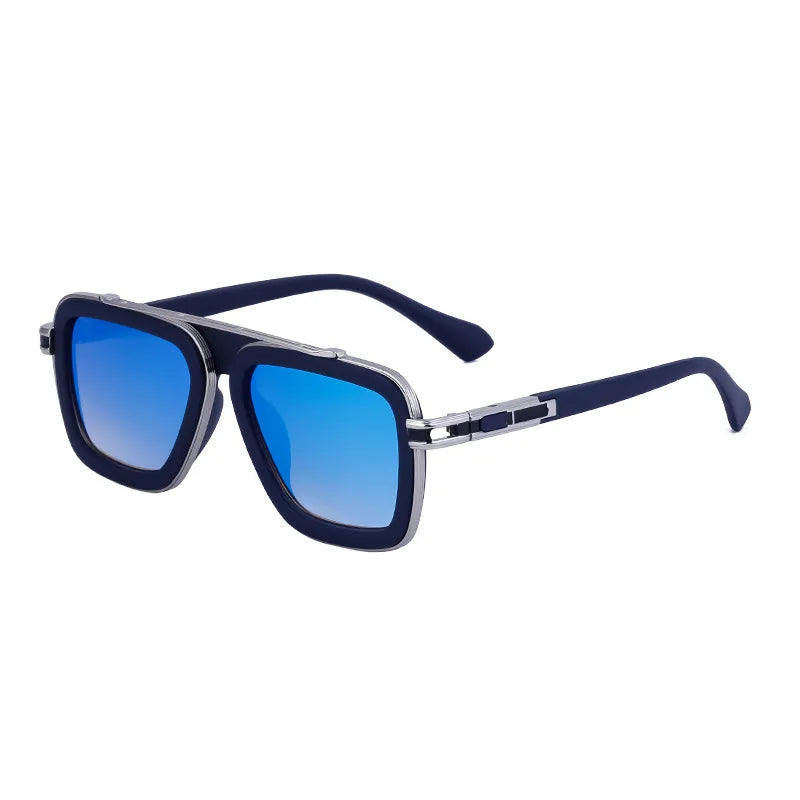 Casual Elegant Lady Solid Color Pc Square Full Frame Men's Sunglasses