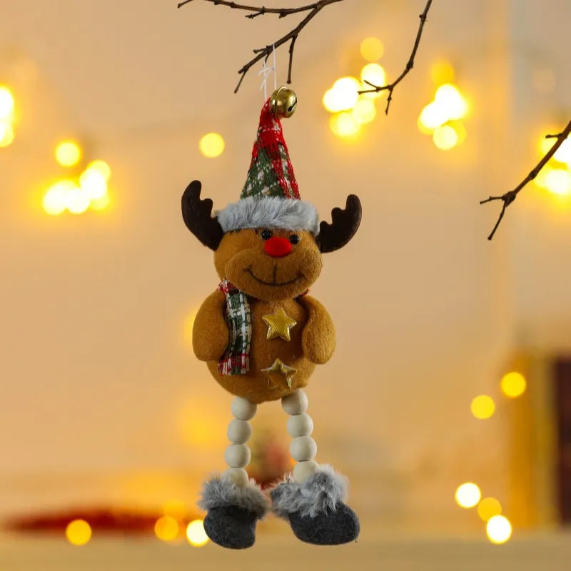 Christmas Cartoon Style Bear Snowman Daily Festival Hanging Ornaments