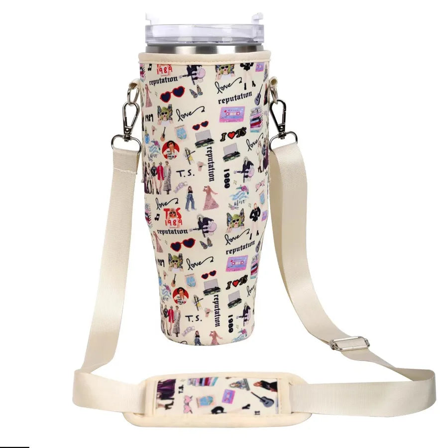 Casual Solid Color Cloth Cup Sleeves 1 Piece