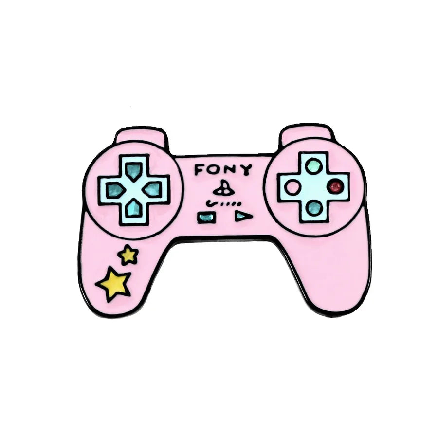Cartoon Style Pin Geometric Alloy Plating Unisex Brooches