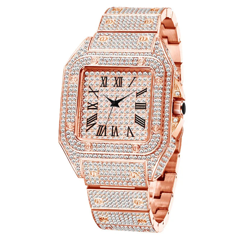 Elegant Hip-Hop Geometric Butterfly Double Snap Quartz Men's Watches
