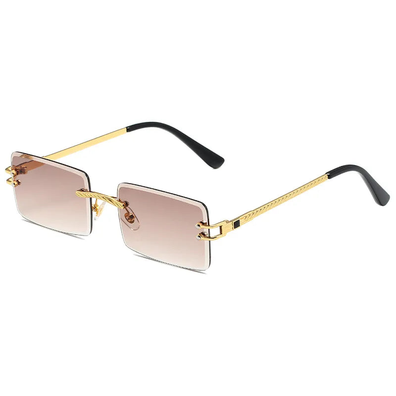 Vacation Simple Style Color Block Pc Square Full Frame Women's Sunglasses