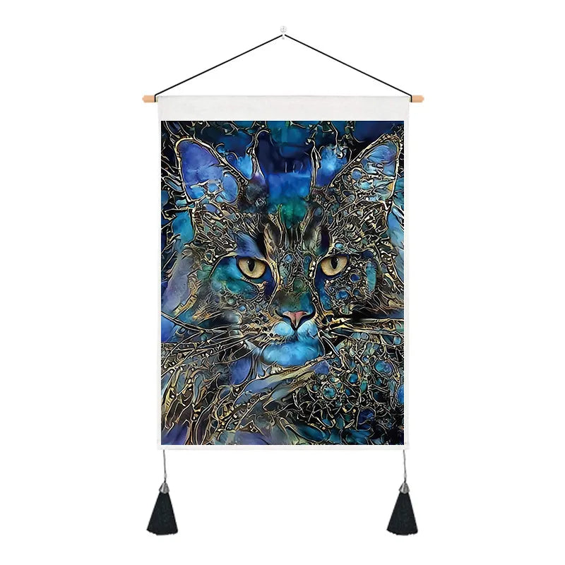 Simple Style Classic Style Color Block cotton and linen pendant Wall Art