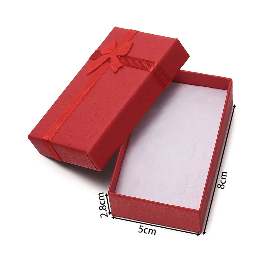 1 Piece Paper Elegant Simple Style Daily Date Bow Knot Jewelry Boxes