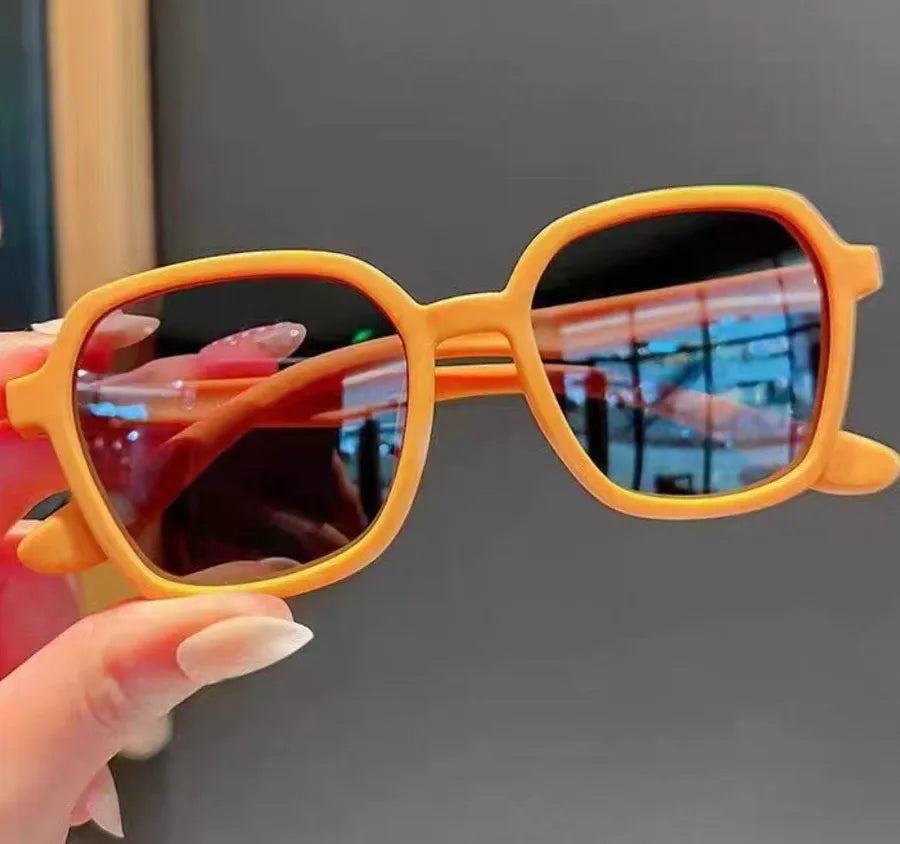 Candy children's sunglasses cute fashion multi-color box children's sunglasses boys and girls photo styling glasses