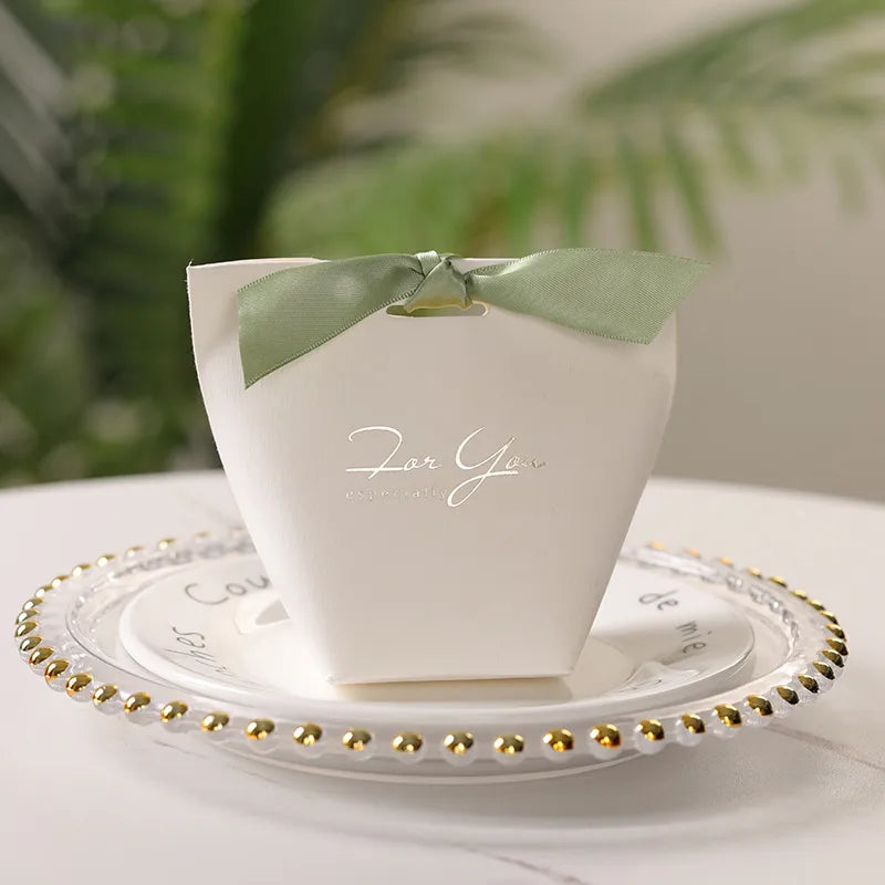 Valentine'S Day Casual Elegant Lady Bow Knot Paper Wedding Party Date Gift Bags Party Supplies Gift Wrapping Supplies 1 Piece