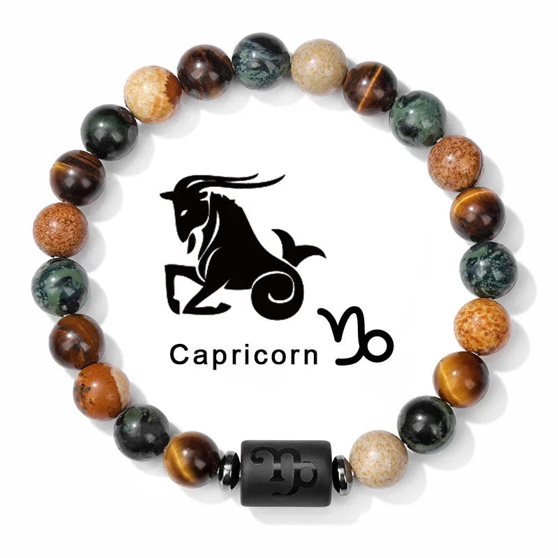 Simple Style Constellation natural stone Agate Bracelets In Bulk