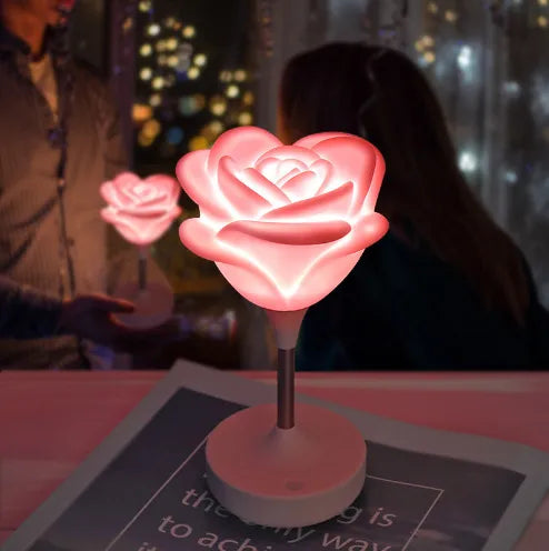 Romantic Flower ABS Silica Gel aluminum tube Lighting Accessories