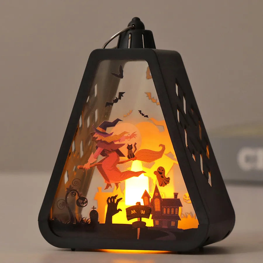Halloween Decoration Handheld Pumpkin Lantern Hanging Decorations Clothing Layout Props  Luxury Style