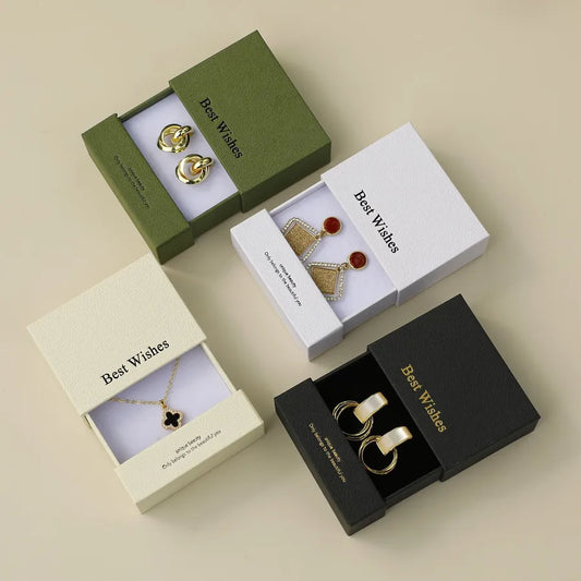 1 Piece Cardboard Casual Elegant Lady Holiday Banquet Selfie Solid Color Jewelry Boxes