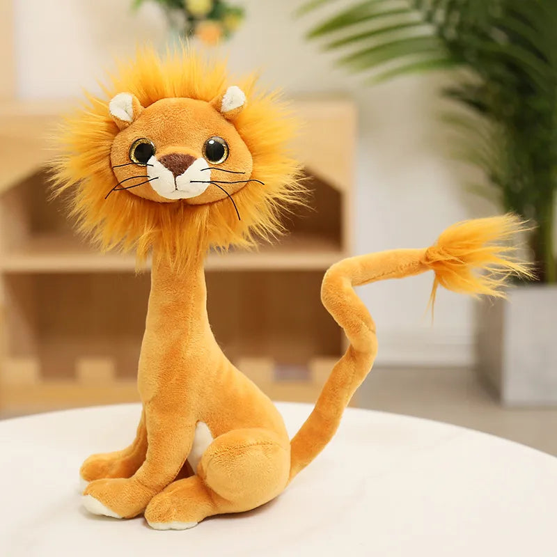 Simulation animal doll plush toy wholesale  lion puppy doll  tiger kitten cloth doll