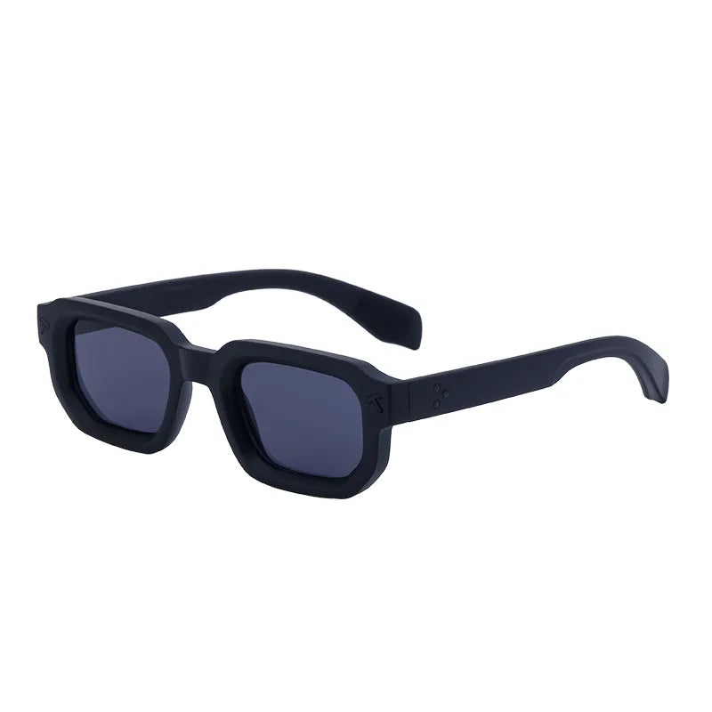 Casual Streetwear Solid Color Tac Square Full Frame Men's Sunglasses