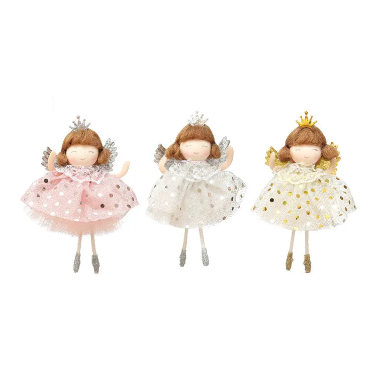 Christmas Princess Cartoon Style Cute Cartoon Character Indoor Family Gathering Festival Hanging Ornaments