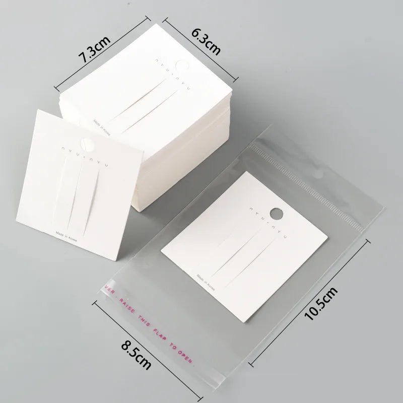 basic letter solid color paper printing jewelry accessories 1 piece