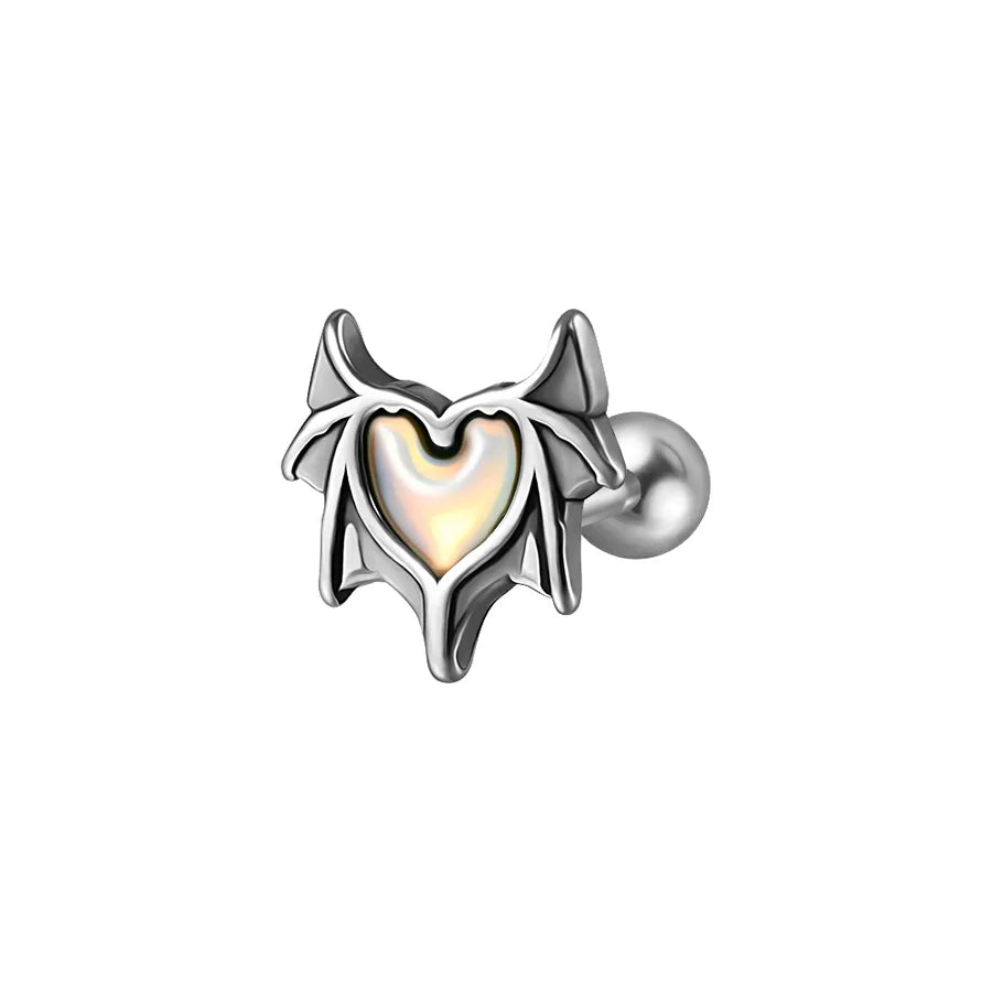 1 Piece Lip Rings Casual Hawaiian Tropical Animal 304 Stainless Steel Polishing Lip Rings Ear Cartilage Rings & Studs