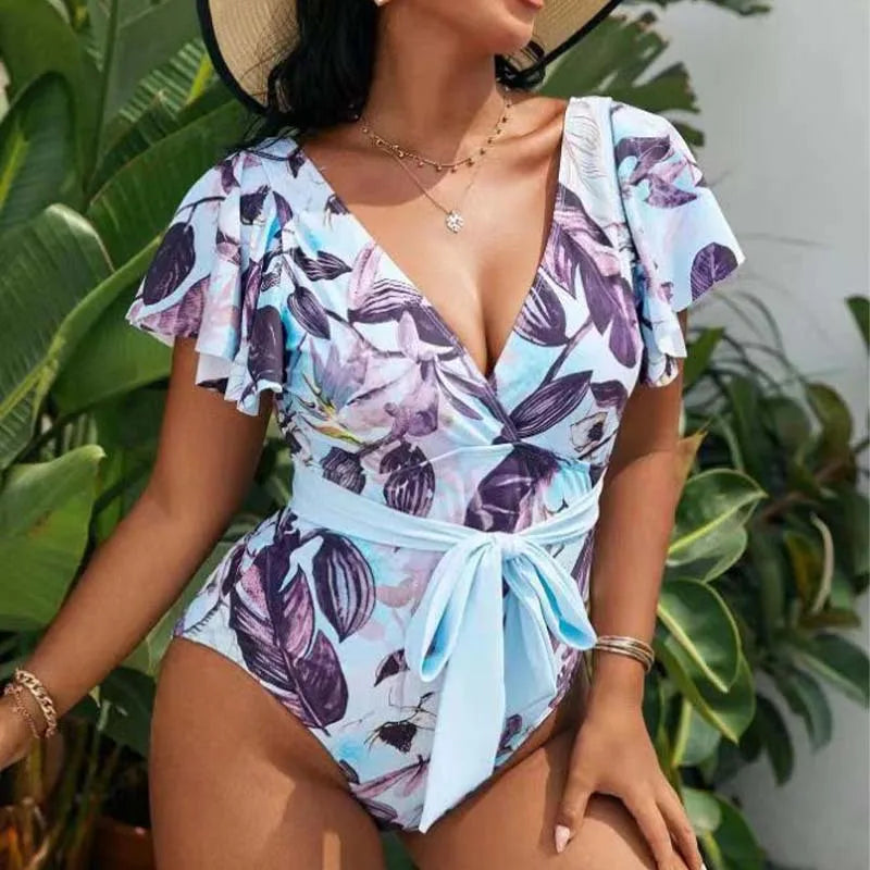 Women's Vacation Tropical 1 Piece One Piece Swimwear