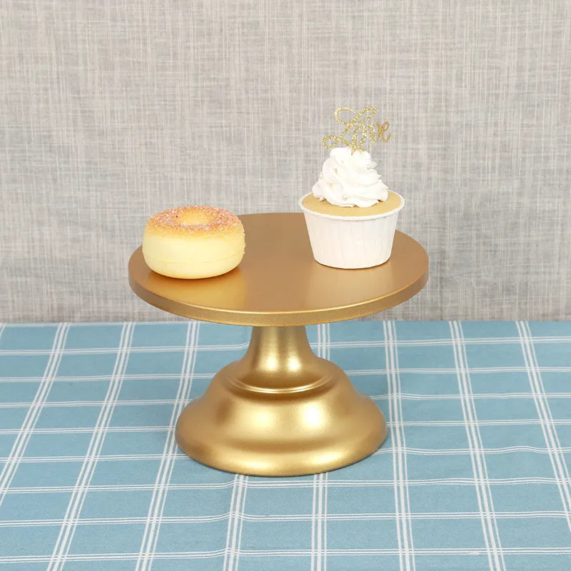 Nordic Style Solid Color Iron Daily Party Cake stand