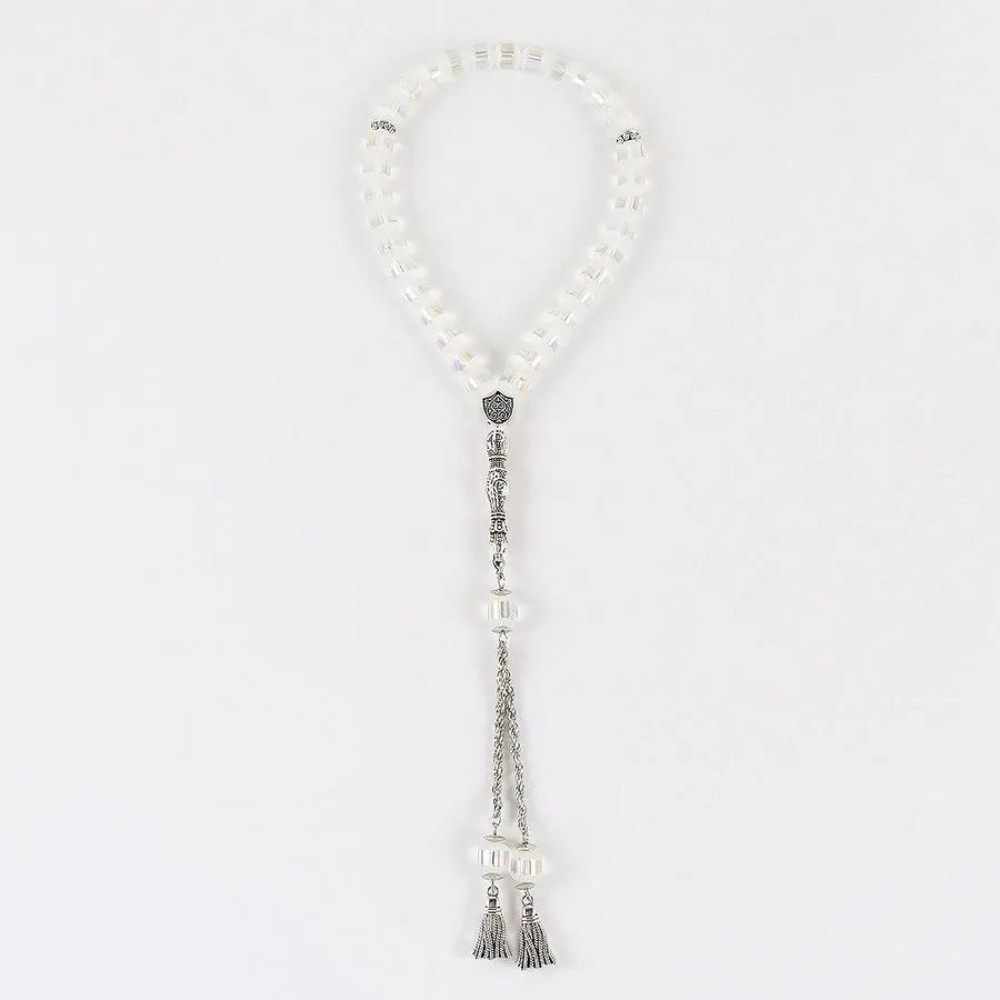 Classical Handmade Round Alloy Glass Wholesale Rosary Bracelets