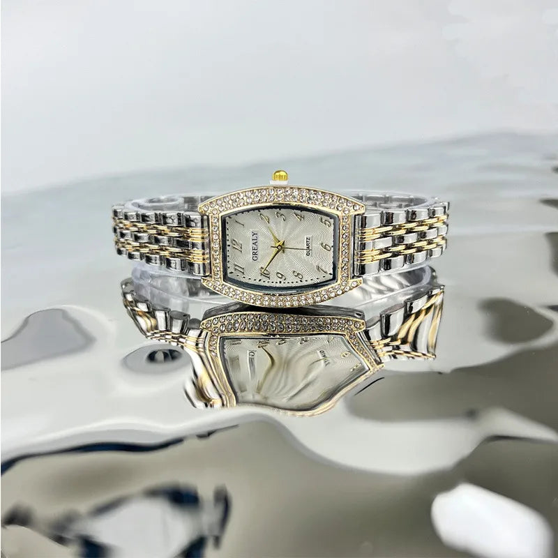 Simple Style Geometric One Piece Buckle Quartz Women's Watches