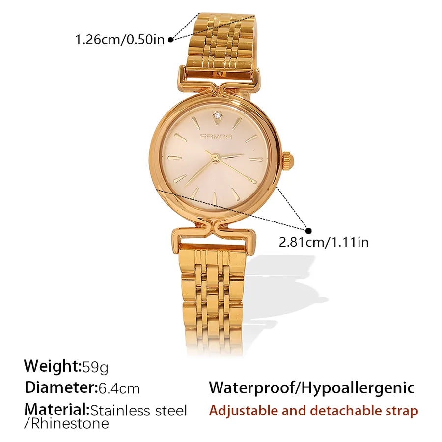 Elegant Vintage Style Simple Style Round Electronic Watch Women's Watches
