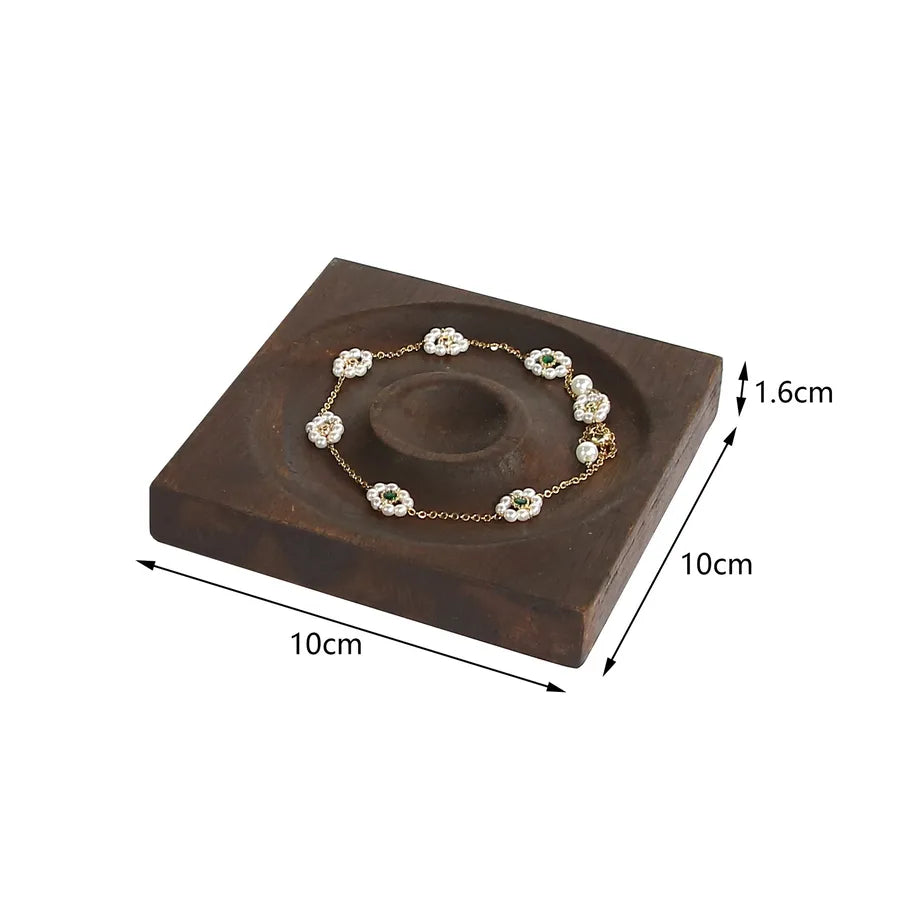 Factory in Stock Creative Jewelry Stand Log Vintage Display Stand Set Necklace Ear Stud Bracelet Bead Tray
