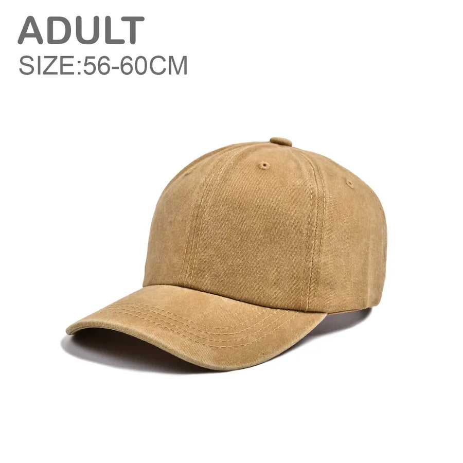 Children Unisex Streetwear Solid Color Baseball Cap