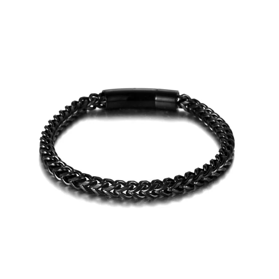 simple style geometric stainless steel plating bracelets 1 piece