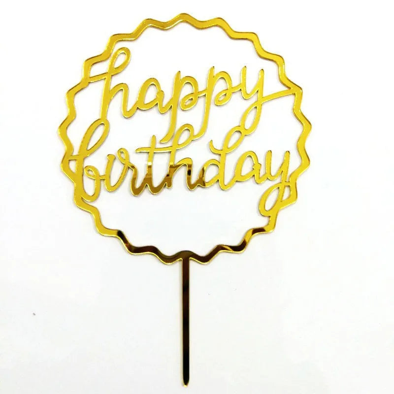 letter arylic party cake decorating supplies