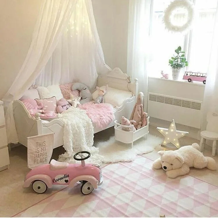 Nordic  Explosions  Children's Room Dome Bed  Bed Tent Lotus Root 10 Color Mosquito Net Dome