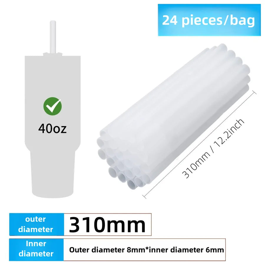 40oz car water cup straw mug  travel mug PE straw transparent straw
