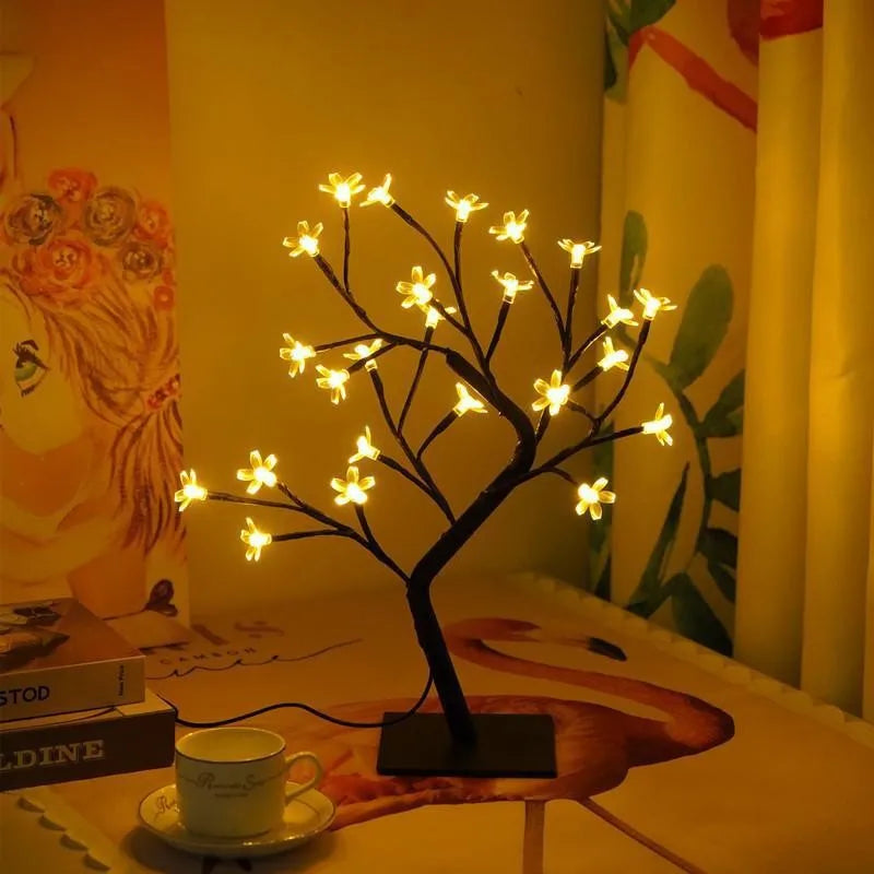 Casual Romantic Simple Style Floral Plastic Indoor Party Night Lights Led Lights Night Lights