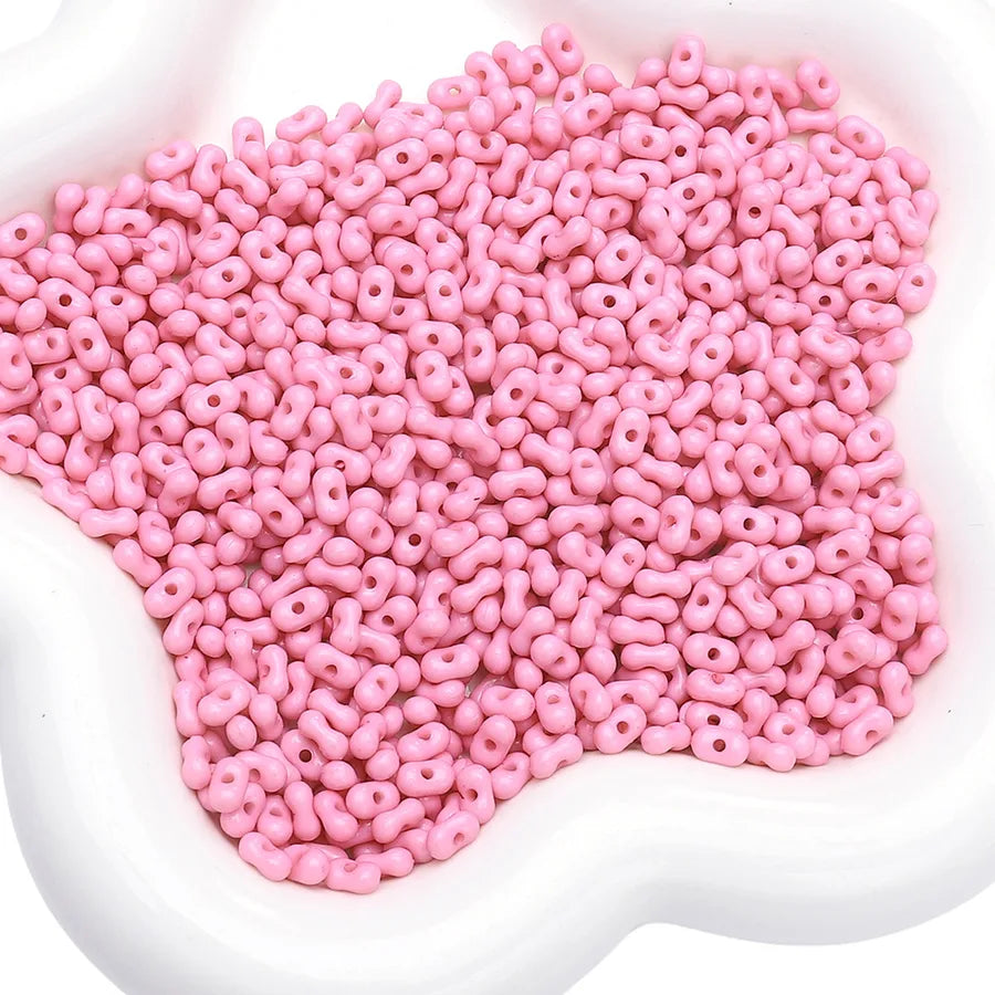 1 Set Arylic Solid Color Beads
