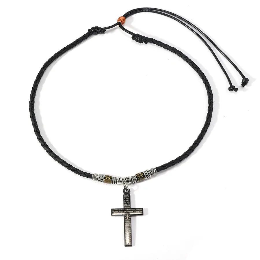 Hip-Hop Retro Leaf Alloy Men's Pendant Necklace
