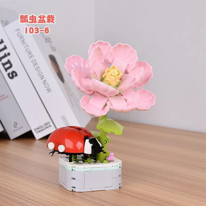 Kids(7-16Years) Children Unisex Flower ABS Building Toys Learning & Education Toys