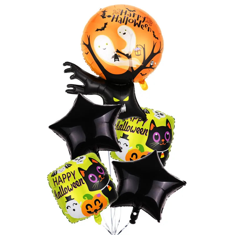 halloween geometric aluminum film party balloon