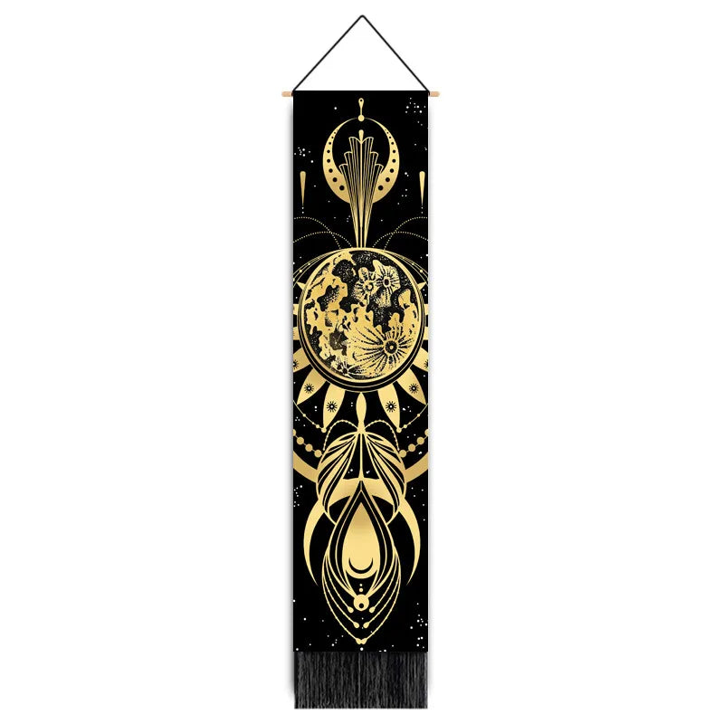 glam classical landscape polyester tapestry artificial decorations